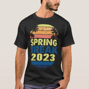 T-shirt Spring Break 2023 famille Spring Break Sunset 2023