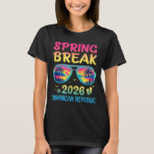 T-shirt Spring Break Dominican Republic 2026 Vacation Trip (Devant)