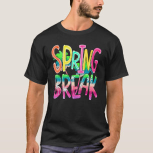 T-shirt Spring Break Palm Tree Vacances d'été