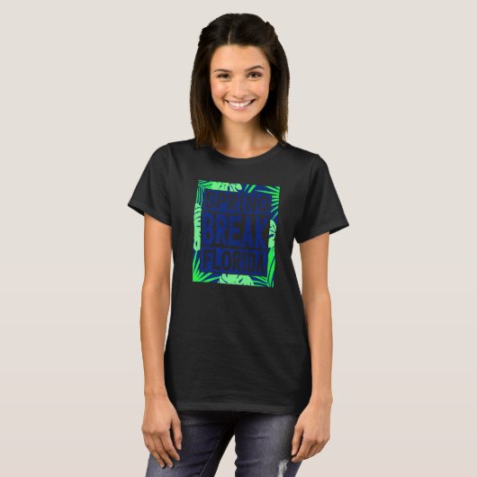 T-shirt Spring Break Senior Class Student School Trip Flor (Devant entier)