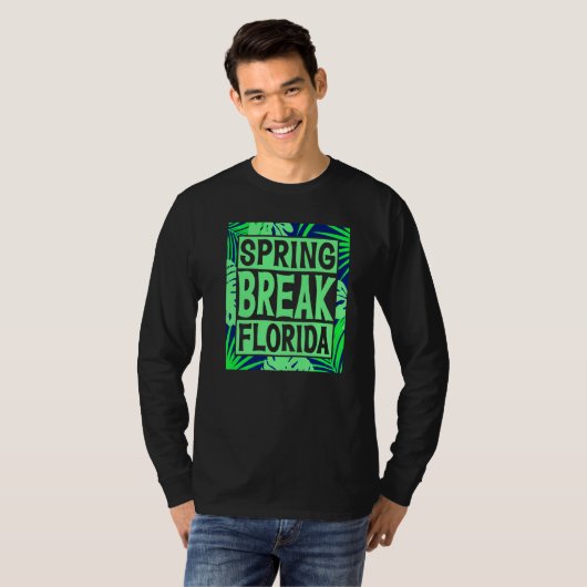 T-shirt Spring Break Senior Class Student School Trip Flor (Devant entier)