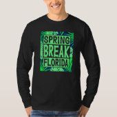 T-shirt Spring Break Senior Class Student School Trip Flor (Devant)