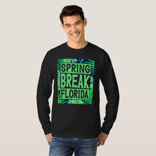 T-shirt Spring Break Senior Class Student School Trip Flor (Devant entier)