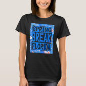 T-shirt Spring Break Senior Class Student School Trip Flor (Devant)