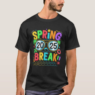 T-shirt Spring Break Squad Vintage 2025 Florida Cool Sungl