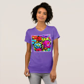 T-shirt "Spring Flower" Belle Art. Acheter Maintenant (Devant entier)