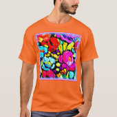 T-shirt "Spring Flower" Belle Art. Acheter Maintenant (Devant)