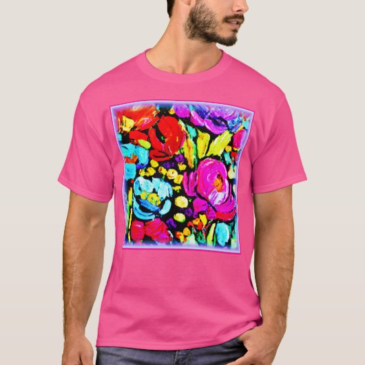 T-shirt "Spring Flower" Belle Art. Acheter Maintenant (Devant)