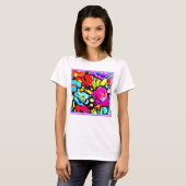 T-shirt "Spring Flower" Belle Art. Acheter Maintenant (Devant entier)