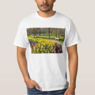 T-shirt Spring Season Flower Garden
