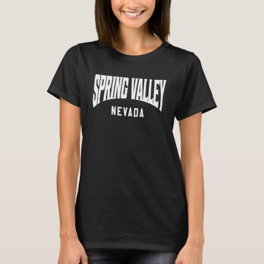 T-shirt Spring Valley Nevada (Devant)