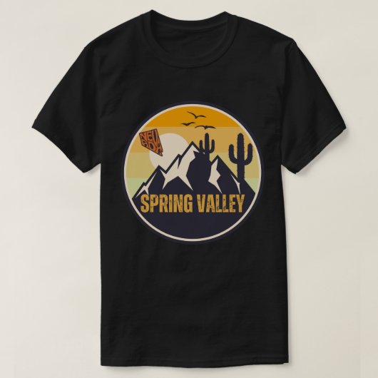 T-shirt Spring Valley, Nevada (Design devant)
