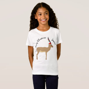 T-Shirt Springbok de Noël