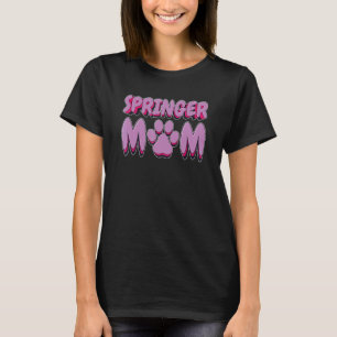 T-shirt Springer espagnol animal de compagnie chien maman