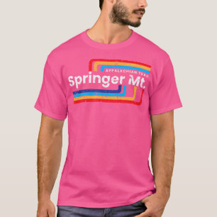 T-shirt Springer Mountain Mt Mountain Randonnée L'Appalach