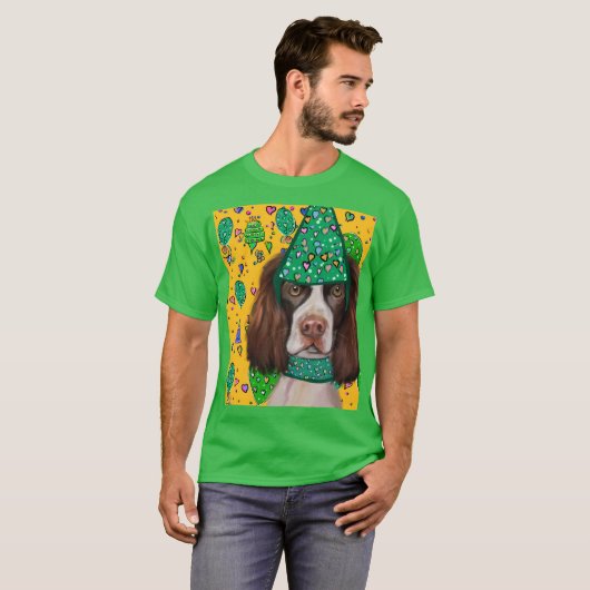 T-shirt Springer Spaniel anglais (Devant entier)