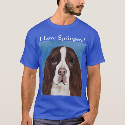 T-SHIRT SPRINGER SPANIEL ANGLAIS (Devant)