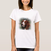 T-shirt Springer Spaniel Chien Art (Devant)
