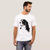 T-shirt Springer spaniel riant (Devant entier)