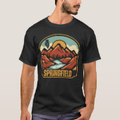 T-shirt Springfield, Illinois (Devant)