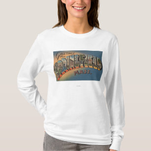 T-shirt Springfield, le Massachusetts - grande lettre 2