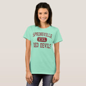T-shirt Springville - Red Devils - High - Springville Utah (Devant entier)