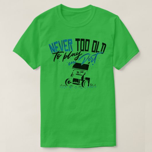 T-shirt SPRINT CAR DIRT TRACK RACCK Jouer dans Dirt Classi (Design devant)