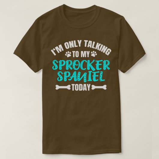 T-shirt Sprocker Spaniel 1 (Design devant)
