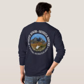 T-shirt Spruce Knob - Seneca Rocks NRA (Dos entier)