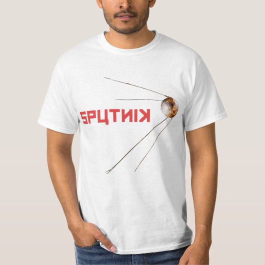 T-shirt SPUTNIK - espace/russie/union soviétique/technolog (Devant)