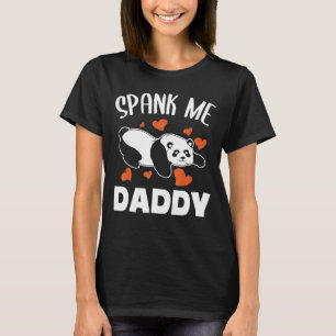 T-shirt Spy Me Papa Naughty Humour Adulte Noir Et Blanc