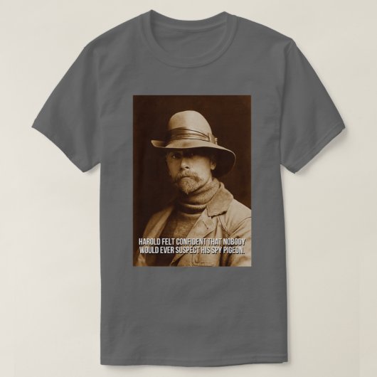 T-shirt Spy Pigeons 1 (Design devant)
