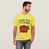T-shirt Spycrab ROUGE (Devant entier)