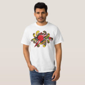 T-shirt Spyderco couteaux Kamikaze Zero  (Devant entier)