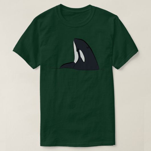T-shirt Spyhoping sur la baleine tueuse (Design devant)