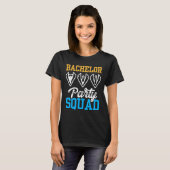 T-shirt Squad EVJF Équipe Mariée Marié (Devant entier)