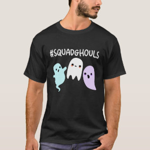 T-shirt Squad Ghouls Drôle Halloween Fantôme Pun Dark BG