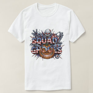 T-shirt Squad Gouls Halloween d'horreur américaine