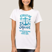 T-shirt Squad Group Friends Custom Birday Event (Devant)