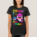 T-shirt Squad Shark Squad Shark Famille de requins Fête de<br><div class="desc">Squad Shark Squad Shark Famille de requins Fête des mères</div>