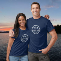 Squam Lake NH ville personnalisée, nom et ancre