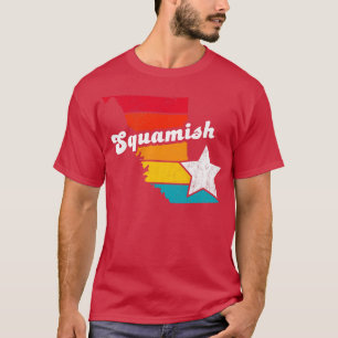 T-shirt Squamish Colombie-Britannique Canada Vintage Distr