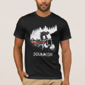 T-shirt Squamish Mtb Downhill Trail Biker Colombie-Britann (Devant)