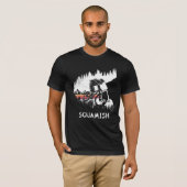 T-shirt Squamish Mtb Downhill Trail Biker Colombie-Britann (Devant entier)