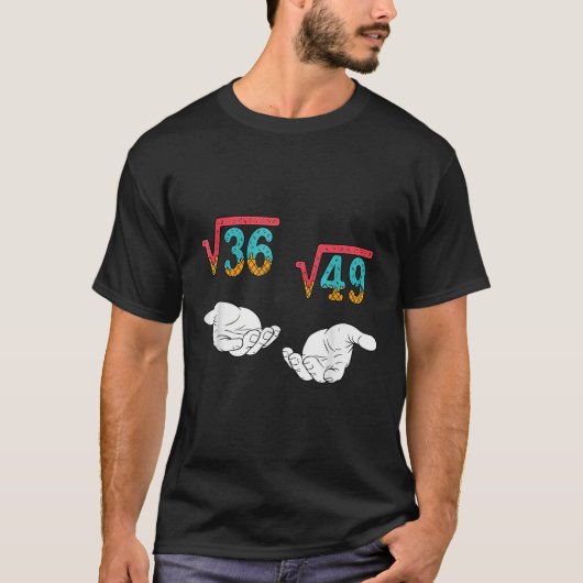 T-shirt Square Root 36 49 Meme 67 Ice Cream Drip Math Teac (Devant)