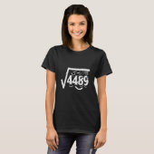 T-shirt Square Root 4489 Funny Halloween Meme 67 Math Teac (Devant entier)