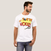 T-shirt squash amusant (Devant entier)