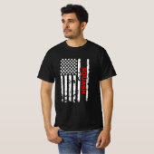 T-shirt Squash Cool USA Drapeau design graphique (Devant entier)