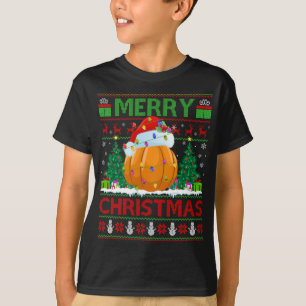 T-shirt Squash Fruit Lover Xmas Lighting Ugly Squash Chris