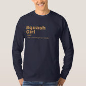 T-shirt Squash Girl - Squash (Devant)